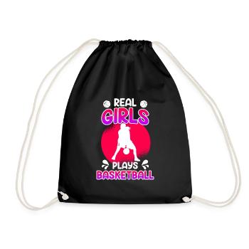 Basket-ball filles - Sac de sport léger - noir - Devant