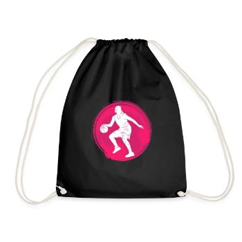 Basket-ball féminin - Sac de sport léger - noir - Devant