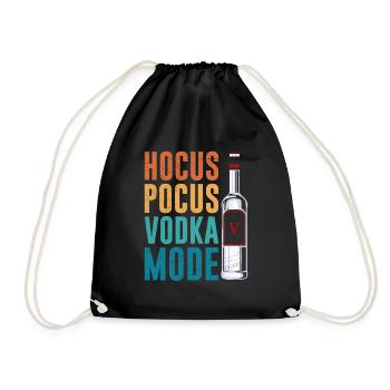 Hokus Pokus Vodka Mode Buveur de vodka - Sac de sport léger - noir - Devant