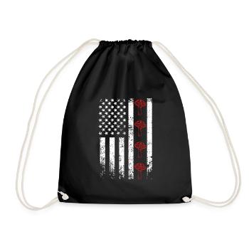 Mushroom Picker USA US Mushroom - Sac de sport léger - noir - Devant