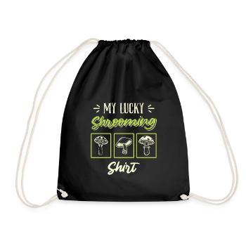 Mon collectionneur de champignons Lucky Shrooming Shirt - Sac de sport léger - noir - Devant