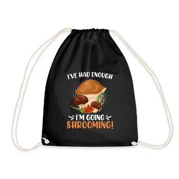 Assez pour moi je vais cueillir des champignons cueilleur de champignons - Sac de sport léger - noir - Devant
