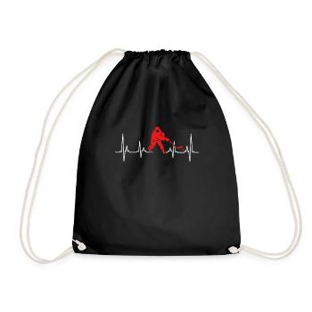 Hockey sur glace Heartbeat Joueurs de hockey sur glace - Sac de sport léger - noir - Devant