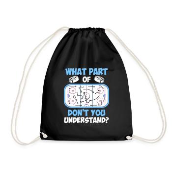 Tactiques de hockey sur glace Hockey sur glace Hockey sur glace - Sac de sport léger - noir - Devant