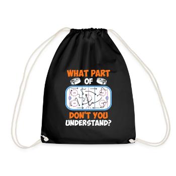 Tactiques de hockey sur glace Hockey sur glace Hockey sur glace - Sac de sport léger - noir - Devant