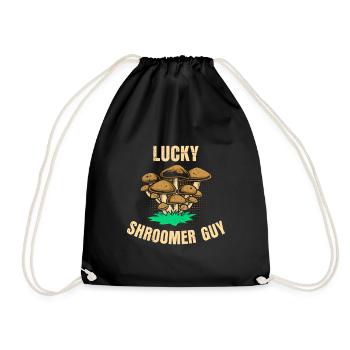 Cueillette de champignons chanceux Cueilleurs de champignons shrooming - Sac de sport léger - noir - Devant