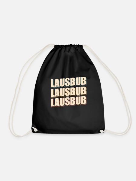Lausbub Lausbube - Turnbeutel - Schwarz