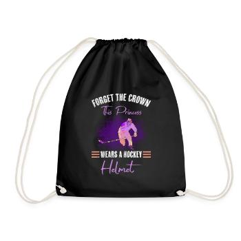 Le hockey sur glace oublie que la princesse héritière porte un casque - Sac de sport léger - noir - Devant