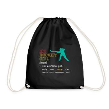 Définition Hockey Filles - Sac de sport léger - noir - Devant