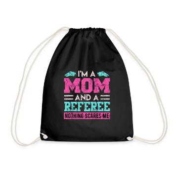 Maman et arbitre - Sac de sport léger - noir - Devant