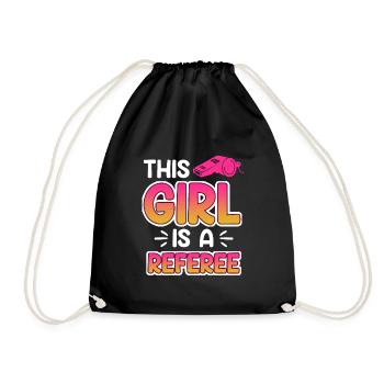 Arbitre féminine Schiri - Sac de sport léger - noir - Devant
