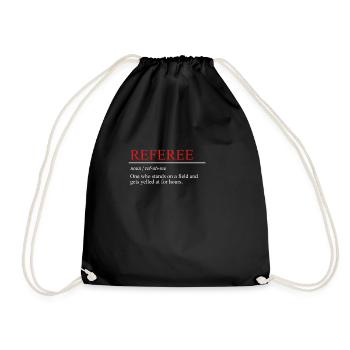 Définition de l’arbitre Shiri - Sac de sport léger - noir - Devant