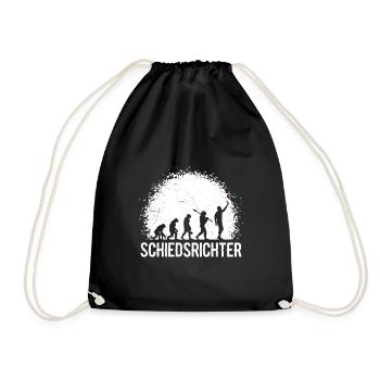 Schiedsrichter - Turnbeutel - Schwarz - Vorne