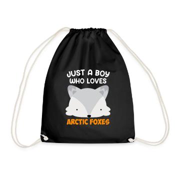 Juste une fille qui aime les renards - Sac de sport léger - noir - Devant