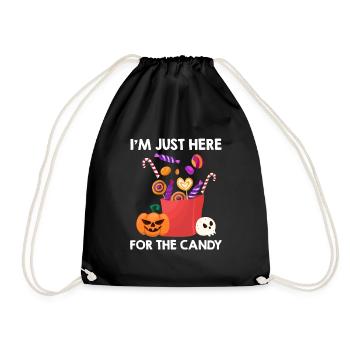 Halloween Decoration Candy Halloween - Drawstring Bag - black - Front