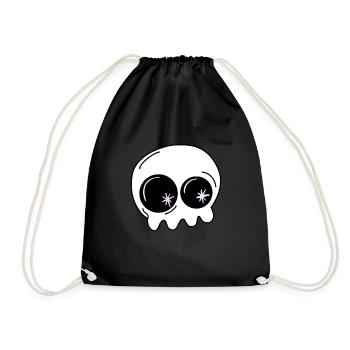 Little ghost Halloween - Drawstring Bag - black - Front