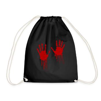 Blood Hands Halloween - Sac de sport léger - noir - Devant