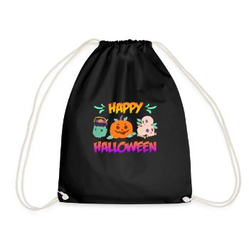 Joyeux halloween - Sac de sport léger - noir - Devant