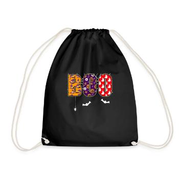 Boo Halloween - Drawstring Bag - black - Front