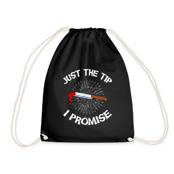 Serial Killer Blood Halloween - Drawstring Bag - black - Front