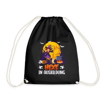 Halloween Hexe - Turnbeutel - Schwarz - Vorne