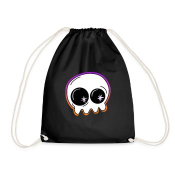 Little ghost Halloween - Drawstring Bag - black - Front