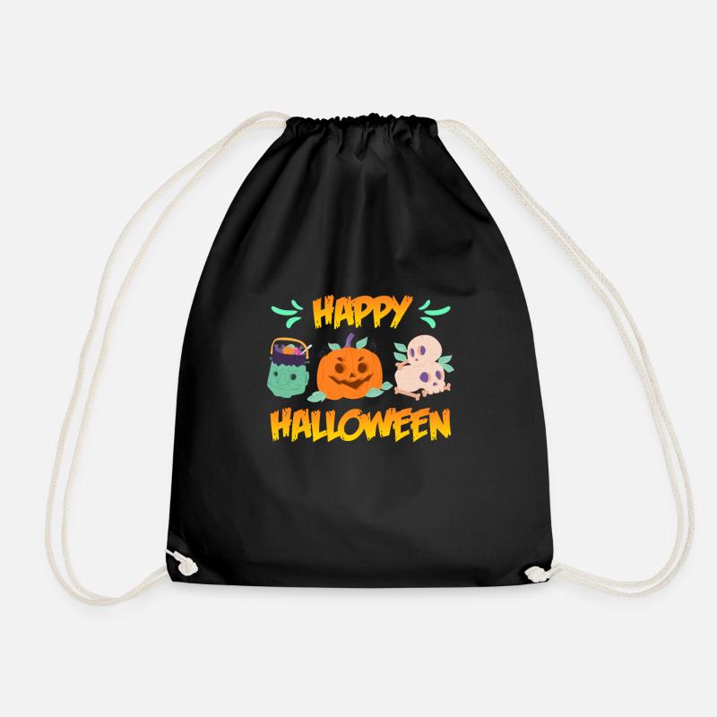 Happy Halloween - Turnbeutel - Schwarz