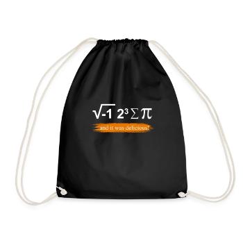 Mathématicien Disant Professeur de mathématiques J’ai mangé de la tarte - Sac de sport léger - noir - Devant