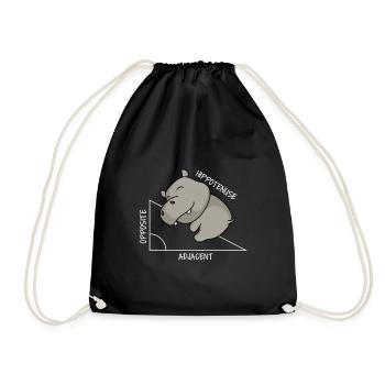 Hippoténouse - Sac de sport léger - noir - Devant