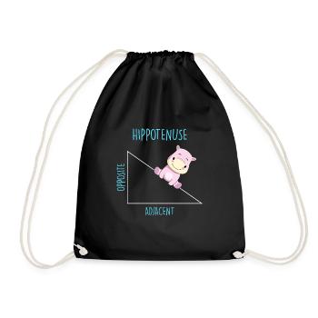 Hippotenuse Professeur de mathématiques - Sac de sport léger - noir - Devant