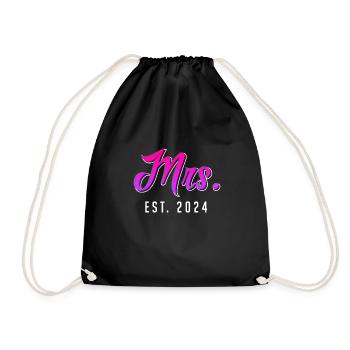 Mme M. Deco Mariage - Sac de sport léger - noir - Devant