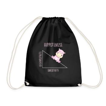 Hippotenuse Professeur de mathématiques - Sac de sport léger - noir - Devant