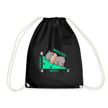 Lutiges Math Design Hipotenuse - Sac de sport léger - noir - Devant
