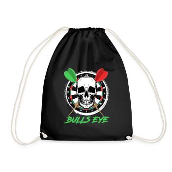 Bullseye Darts Bone Face Dartboard Dart - Sac de sport léger - noir - Devant