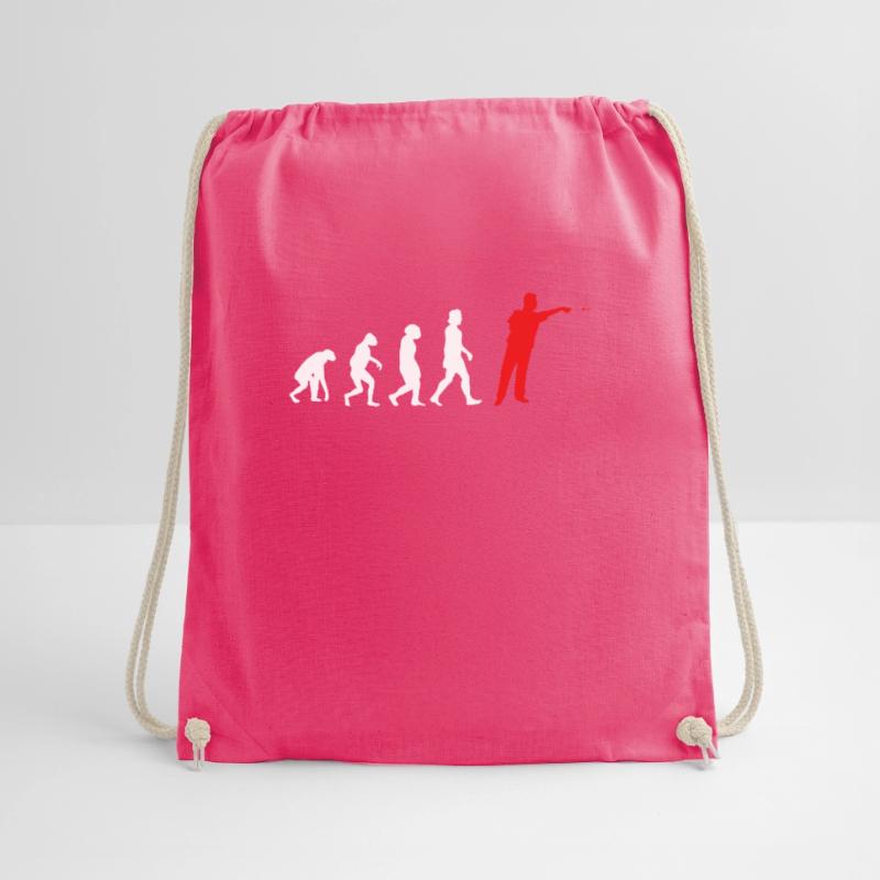 Darts Evolution Darts Player Throws Dart Drawstring Bag