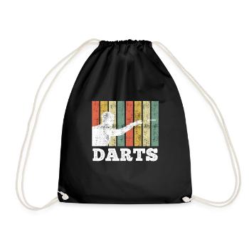 Joueurs de fléchettes fléchettes fléchettes fléchettes - Sac de sport léger - noir - Devant