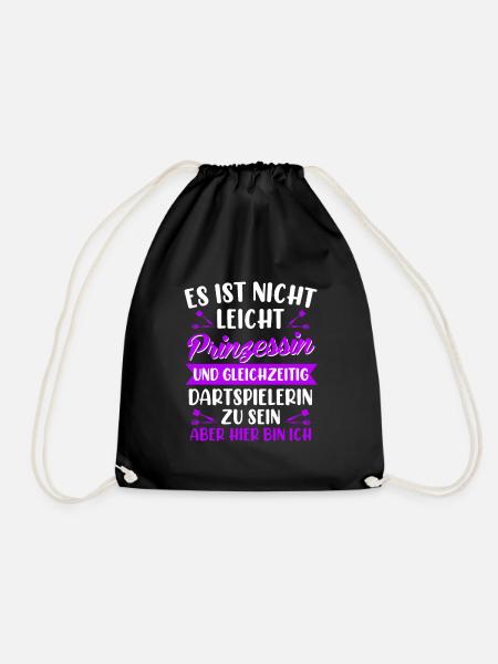 Prinzessin Darts Damen Dart Dart Zubehör Dart - Turnbeutel - Schwarz