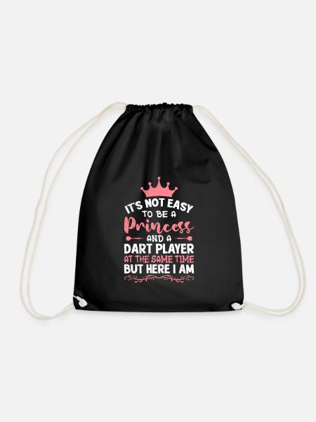 Prinzessin Darts Damen Dart Dart Zubehör Dart - Turnbeutel - Schwarz