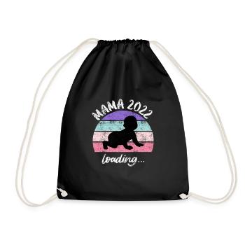 Maman 2023 Chargement de bébé Jeunes filles enceintes - Sac de sport léger - noir - Devant