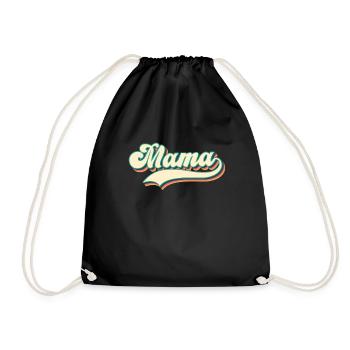 Mom - the best mother in the world - Drawstring Bag - black - Front