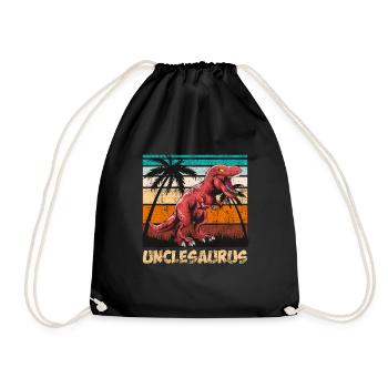 Unclesaurus Uncle Uncle - Drawstring Bag - black - Front