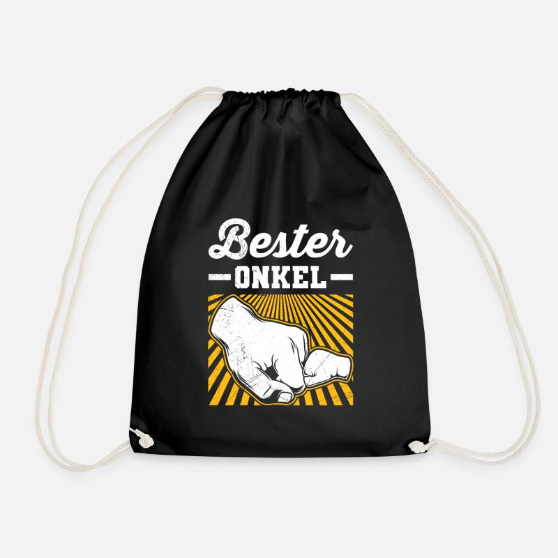 Bester Onkel - Turnbeutel - Schwarz