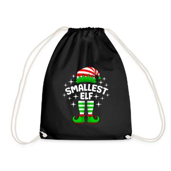 Petit elfe petite sœur petit frère - Sac de sport léger - noir - Devant