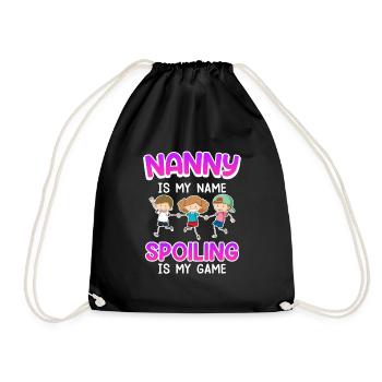 Avec moi tout le monde est gâté Je suis assistante maternelle - Sac de sport léger - noir - Devant