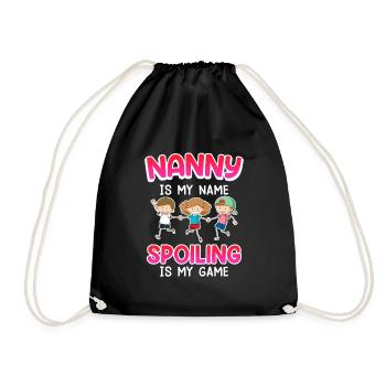 Avec moi tout le monde est gâté Je suis assistante maternelle - Sac de sport léger - noir - Devant