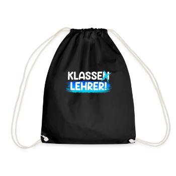 Klassenlehrer ich bin ein klasse Lehrer - Turnbeutel - Schwarz - Vorne