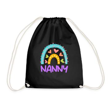 Rainbow Love Je suis assistante maternelle - Sac de sport léger - noir - Devant