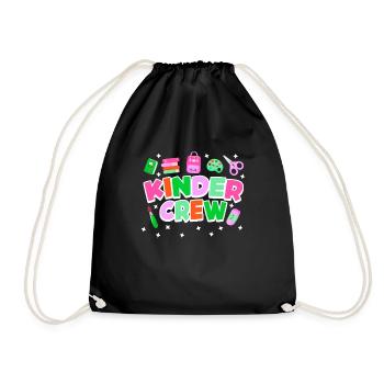 Les enfants équipent mon groupe à la maternelle - Sac de sport léger - noir - Devant