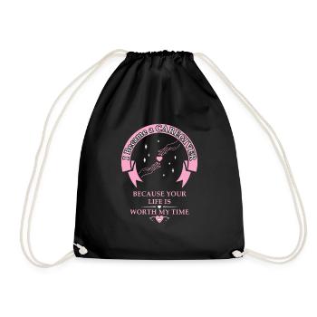Infirmière Votre vie est importante pour moi Infirmière gériatrique - Sac de sport léger - noir - Devant