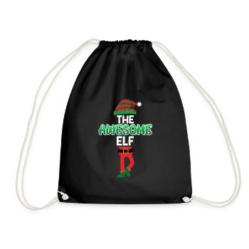 L’incroyable elfe génial - Sac de sport léger - noir - Devant